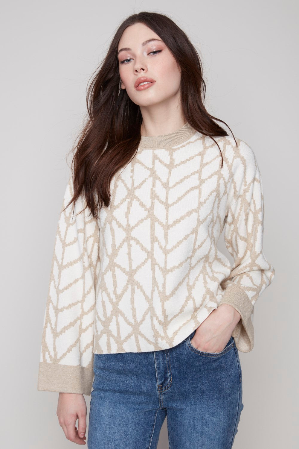 Charlie B-Pullover C2921-974A-P276 ECRU