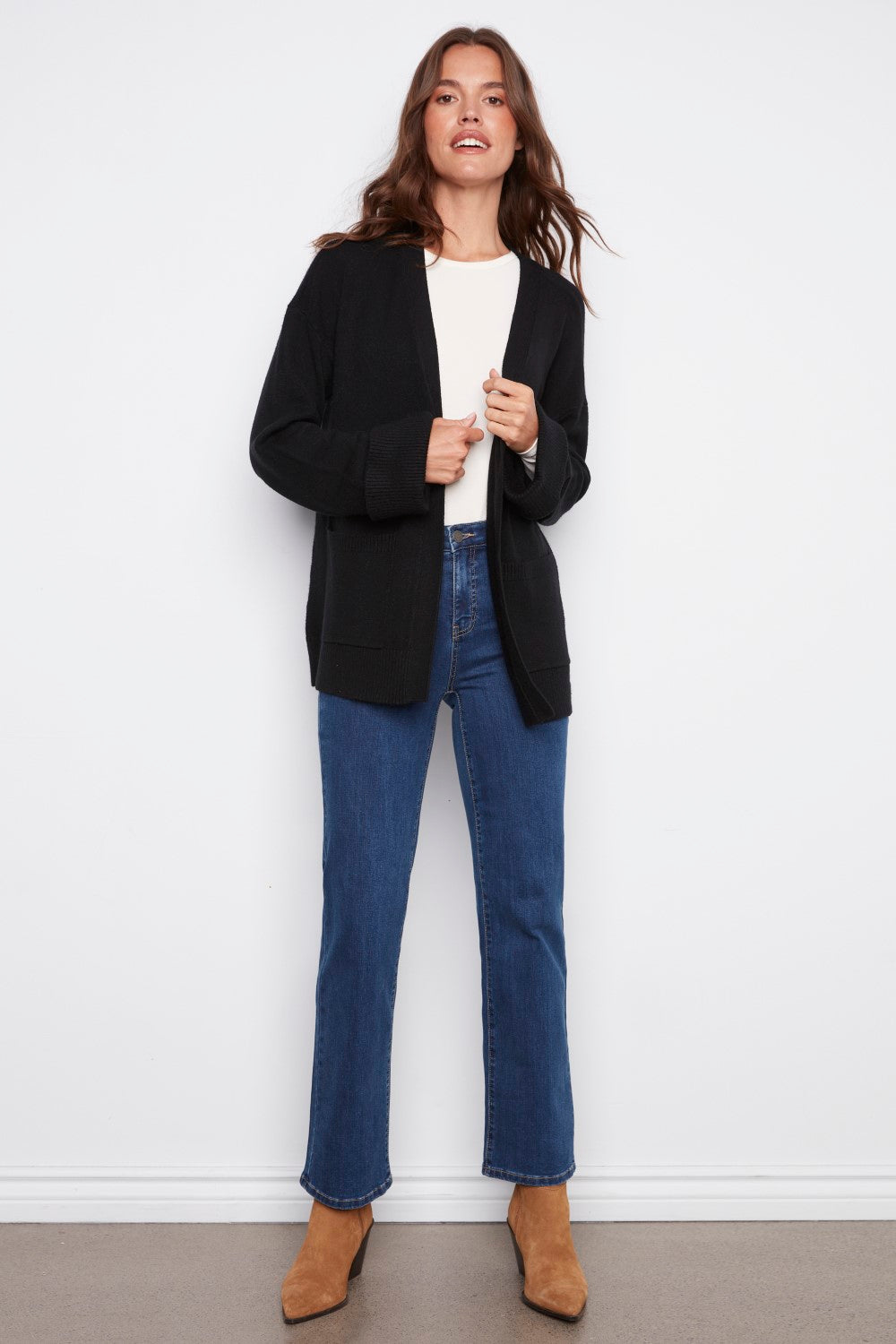 Charlie B Cardigan C2937-974A-001 Black