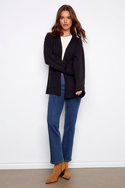 Charlie B Cardigan C2937-974A-001 Black