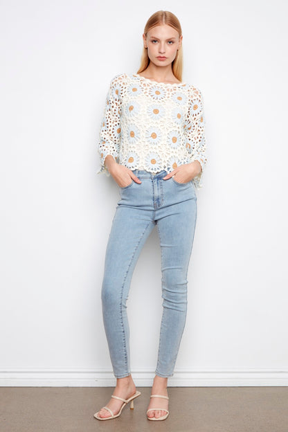 Charlie B Sweater C2941-267C-P262 Powder