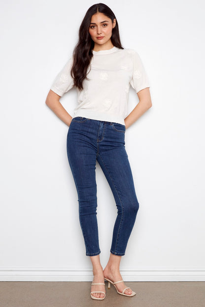 Charlie B Top C2969-626B-002 Weiß