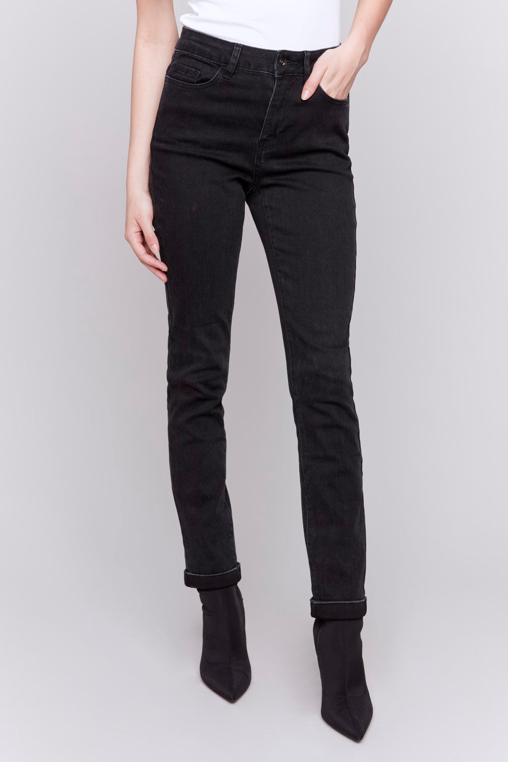 Charlie B Jeans C5309X-551A-038 Charcoal