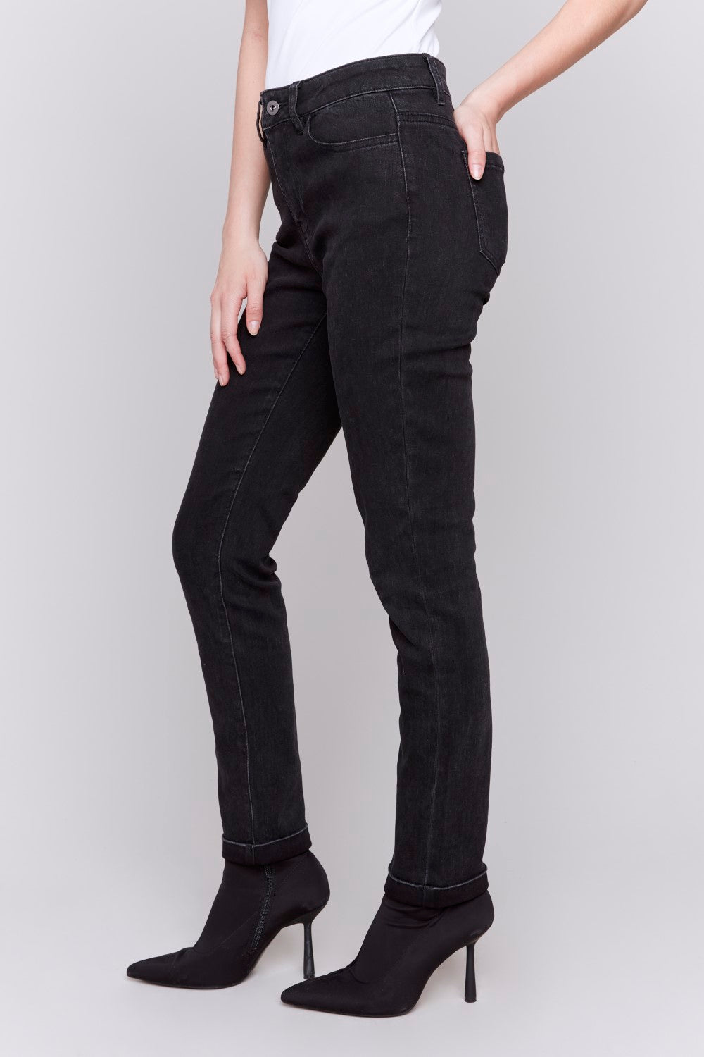 Charlie B Jeans C5309X-551A-038 Charcoal