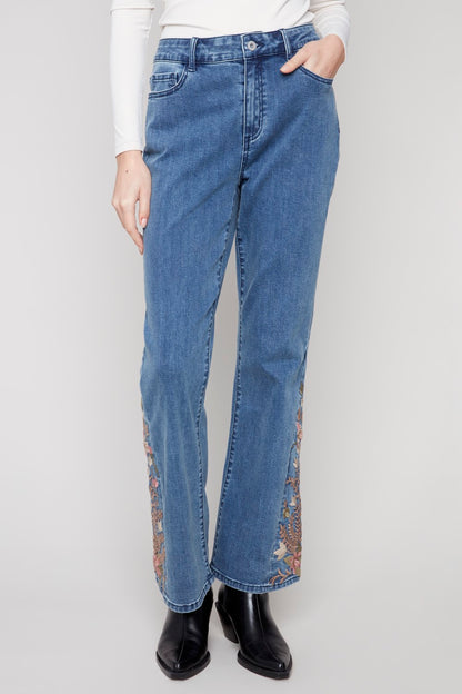 Charlie B Jeans C5574R-431A-156 mittelblau