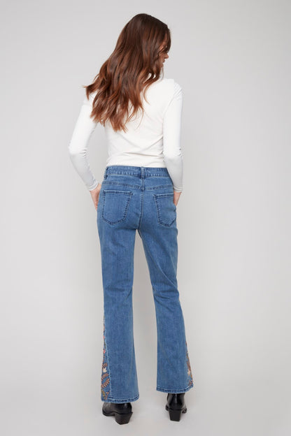 Charlie B Jeans C5574R-431A-156 mittelblau