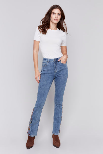 Charlie B Jeans C5574-431A-156 Azul mediano