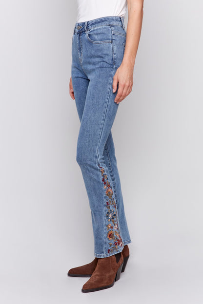 Charlie B Jeans C5574-431A-156 Azul mediano