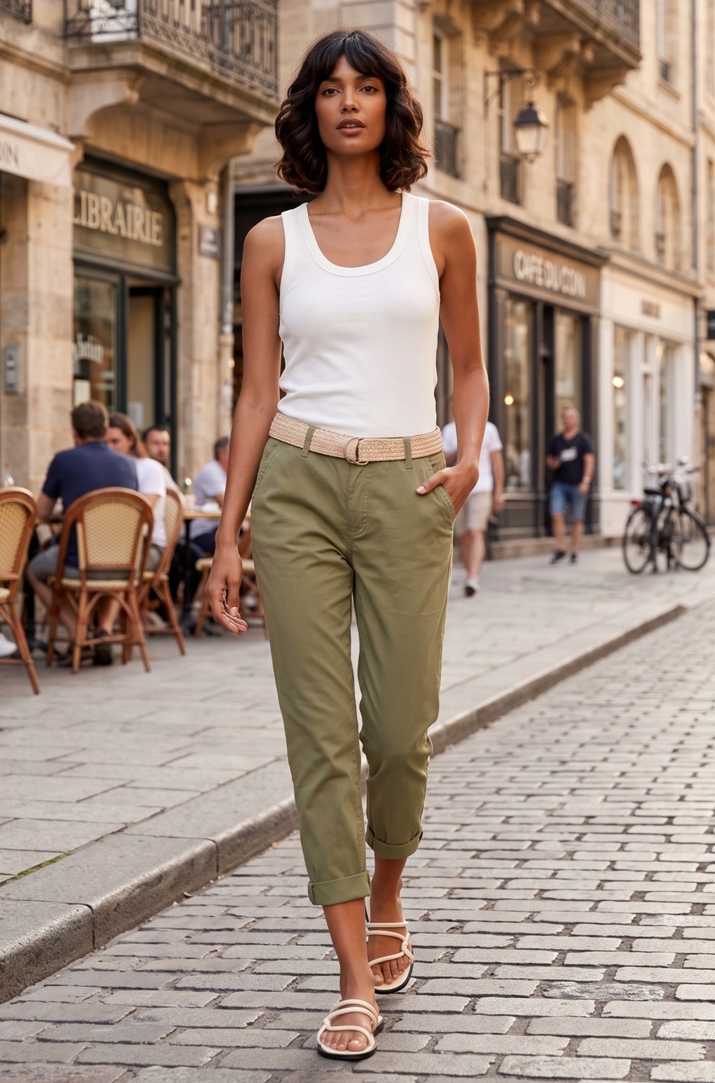 Charlie B Pant C5625R-207C-375 Celadon