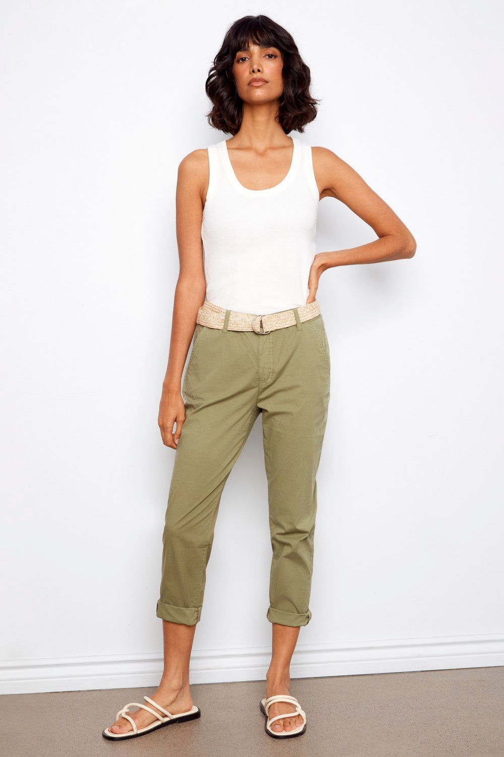 Charlie B Pant C5625R-207C-375 Celadon