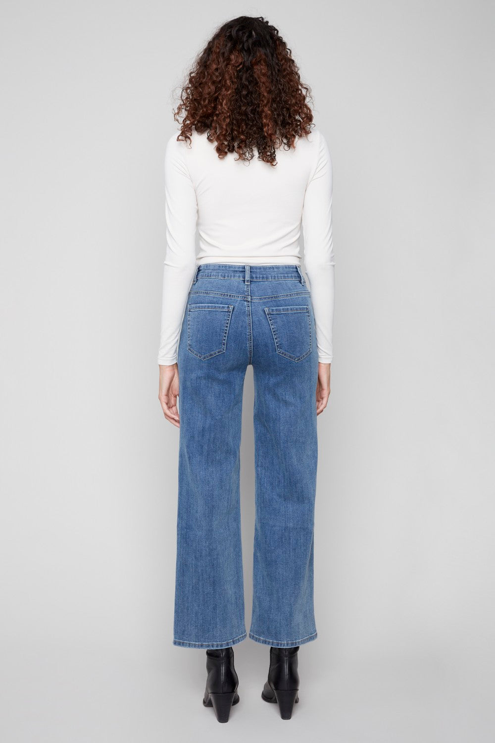 Charlie B Jeans C5630-443C-997 Denim Hearts