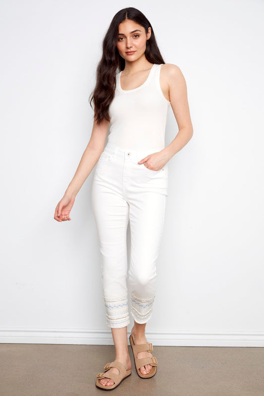 Charlie B Jeans C5640R-615A-002 White