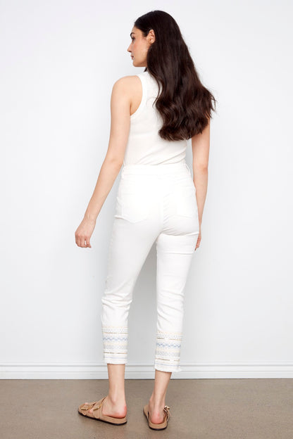 Charlie B Jeans C5640R-615A-002 White