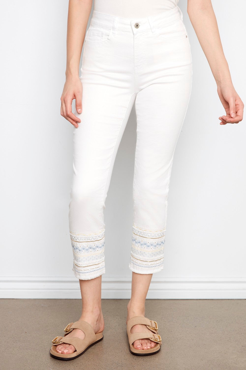 Charlie B Jeans C5640R-615A-002 White