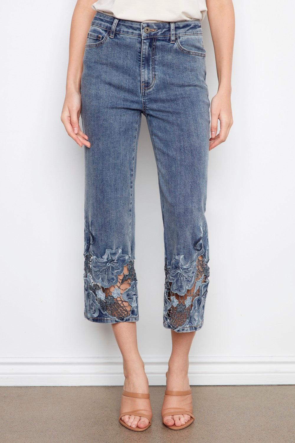 Charlie B Jeans C5648R-431A-156 Medium Blue