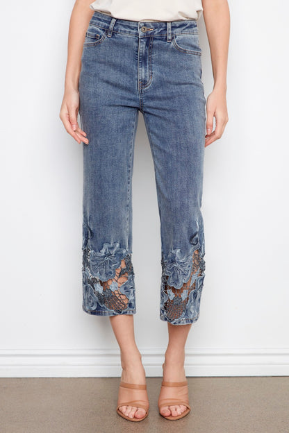 Charlie B Jeans C5648R-431A-156 Medium Blue