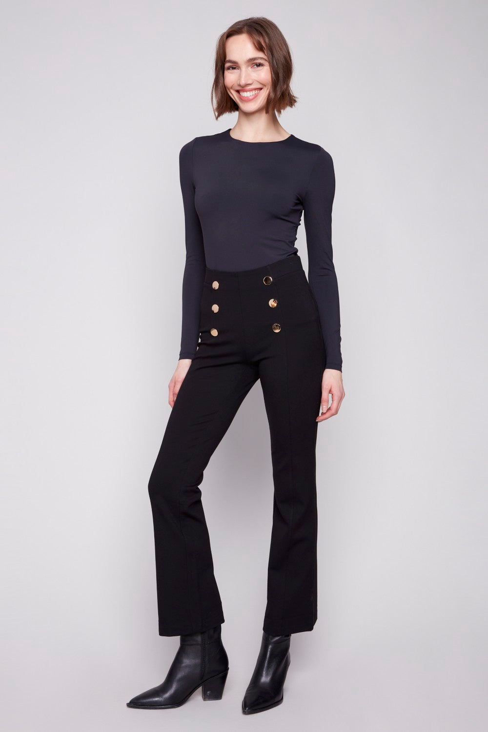 Charlie B Pant C5661-633B-001 Black