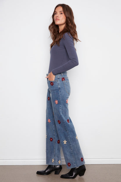 Charlie B Jeans Pant C5665-431A-156 Medium Blue