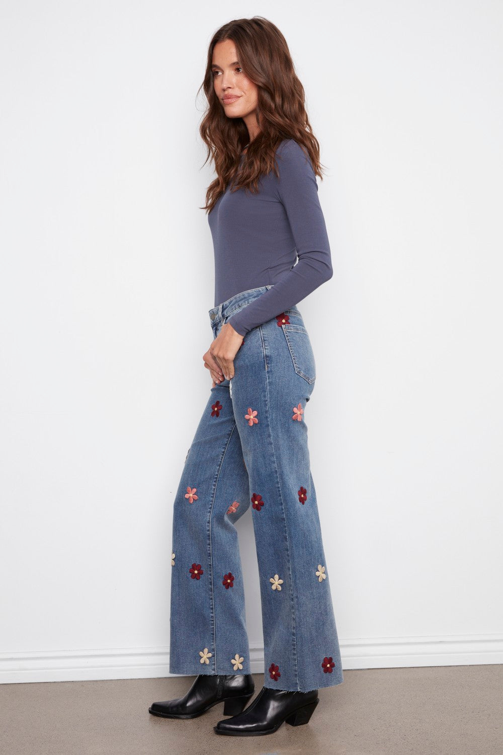 Charlie B Jeans Pant C5665-431A-156 Medium Blue