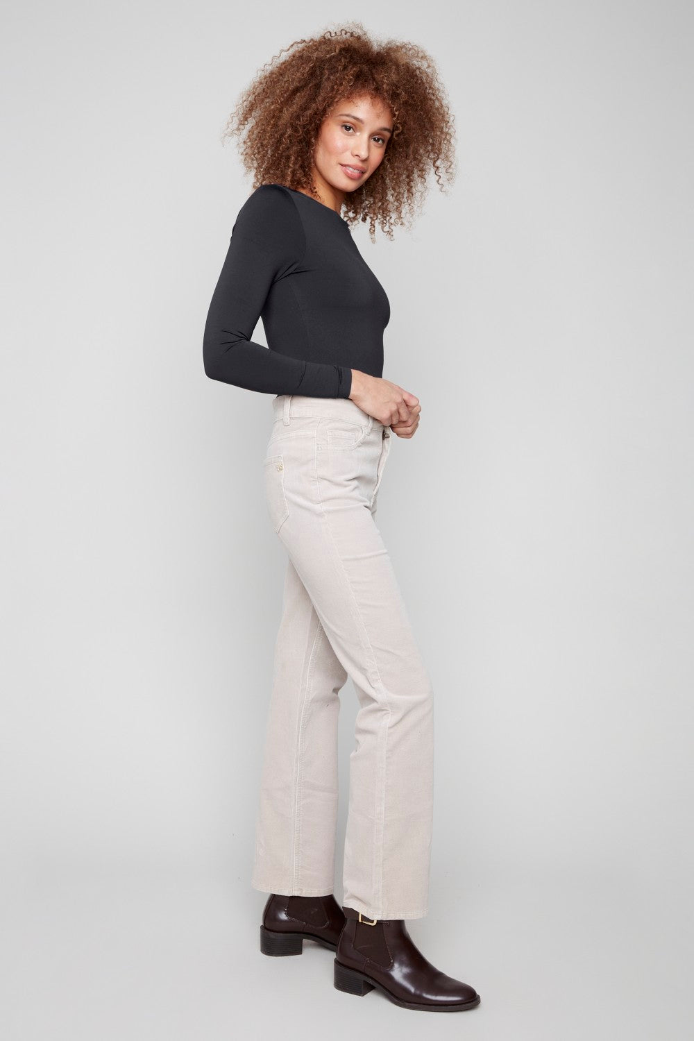 Charlie B Pant C5684-660B-887 Oat