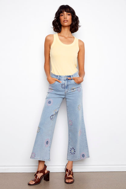 Charlie B Jeans Pant C5779-431A-140 Light Blue