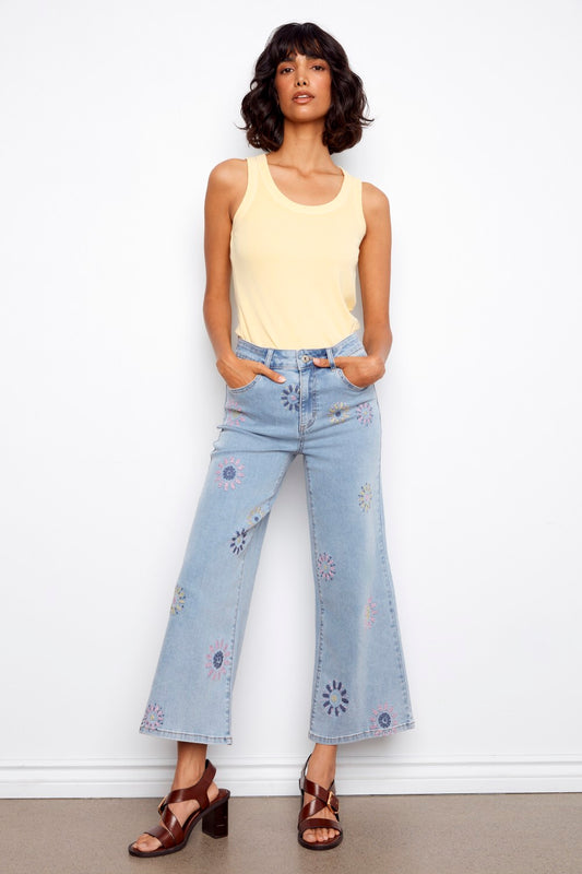 Charlie B Jeans Pant C5779-431A-140 Light Blue