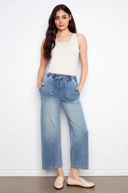 Charlie B Denim C5787-627C-156 Medium Blue