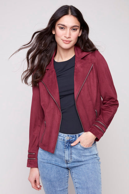 Charlie B Jacke C6231Y-998B-667 Cabernet