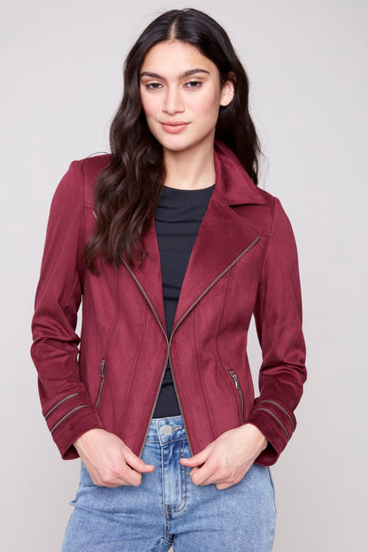Charlie B Jacke C6231Y-998B-667 Cabernet