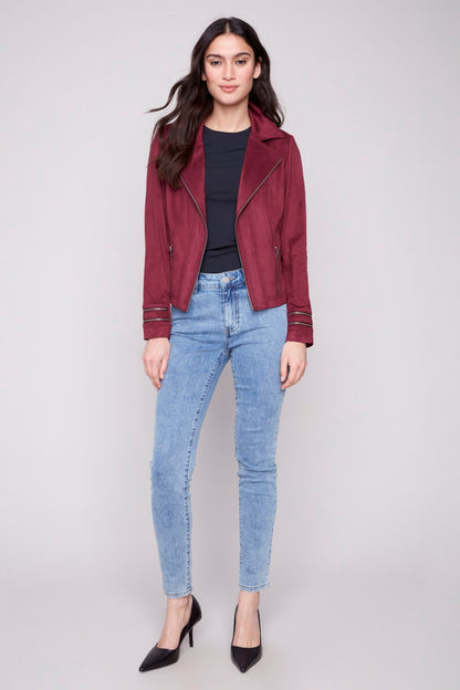 Charlie B Jacke C6231Y-998B-667 Cabernet