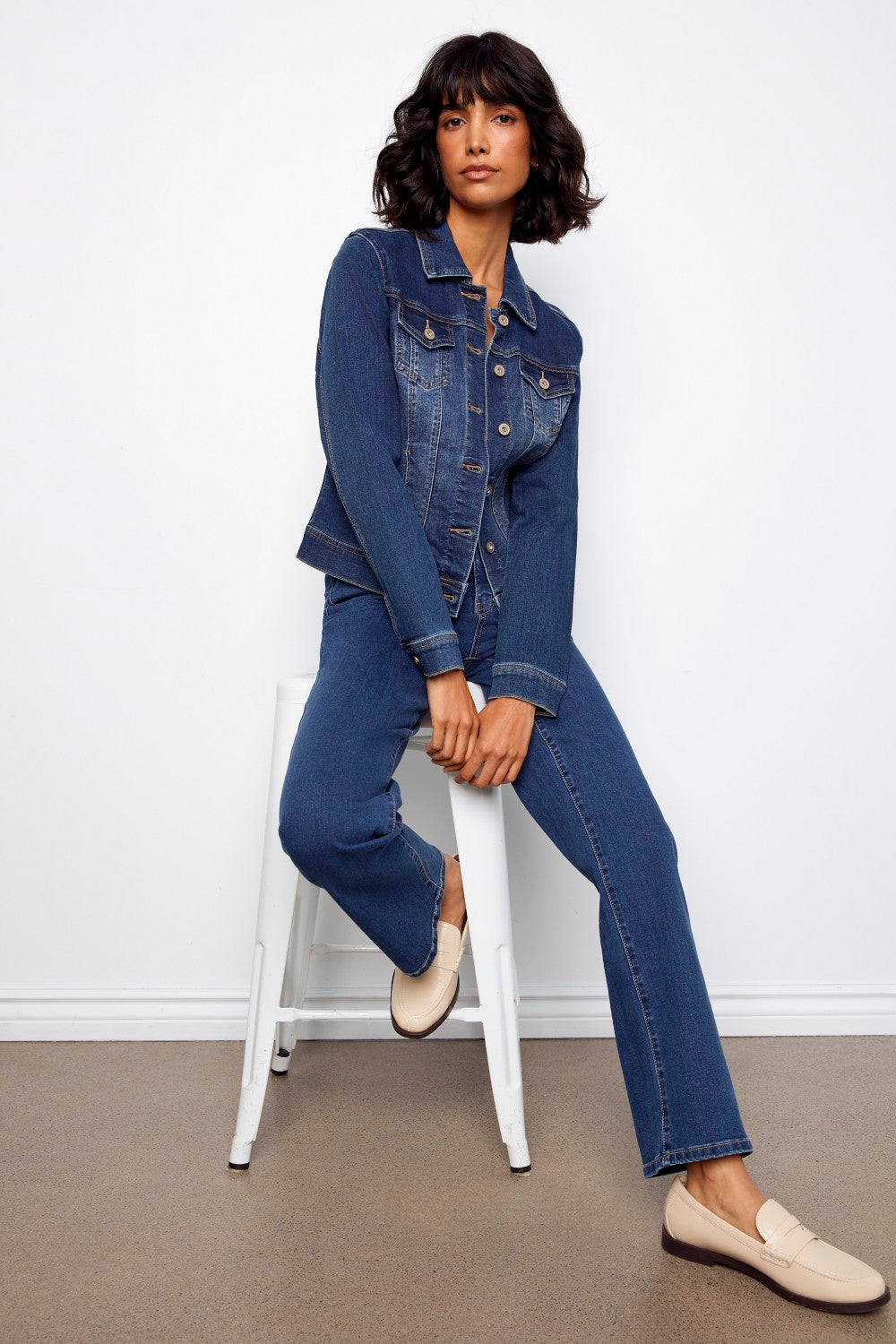 Charlie B Jacke C6302TT-431A-007 Indigo