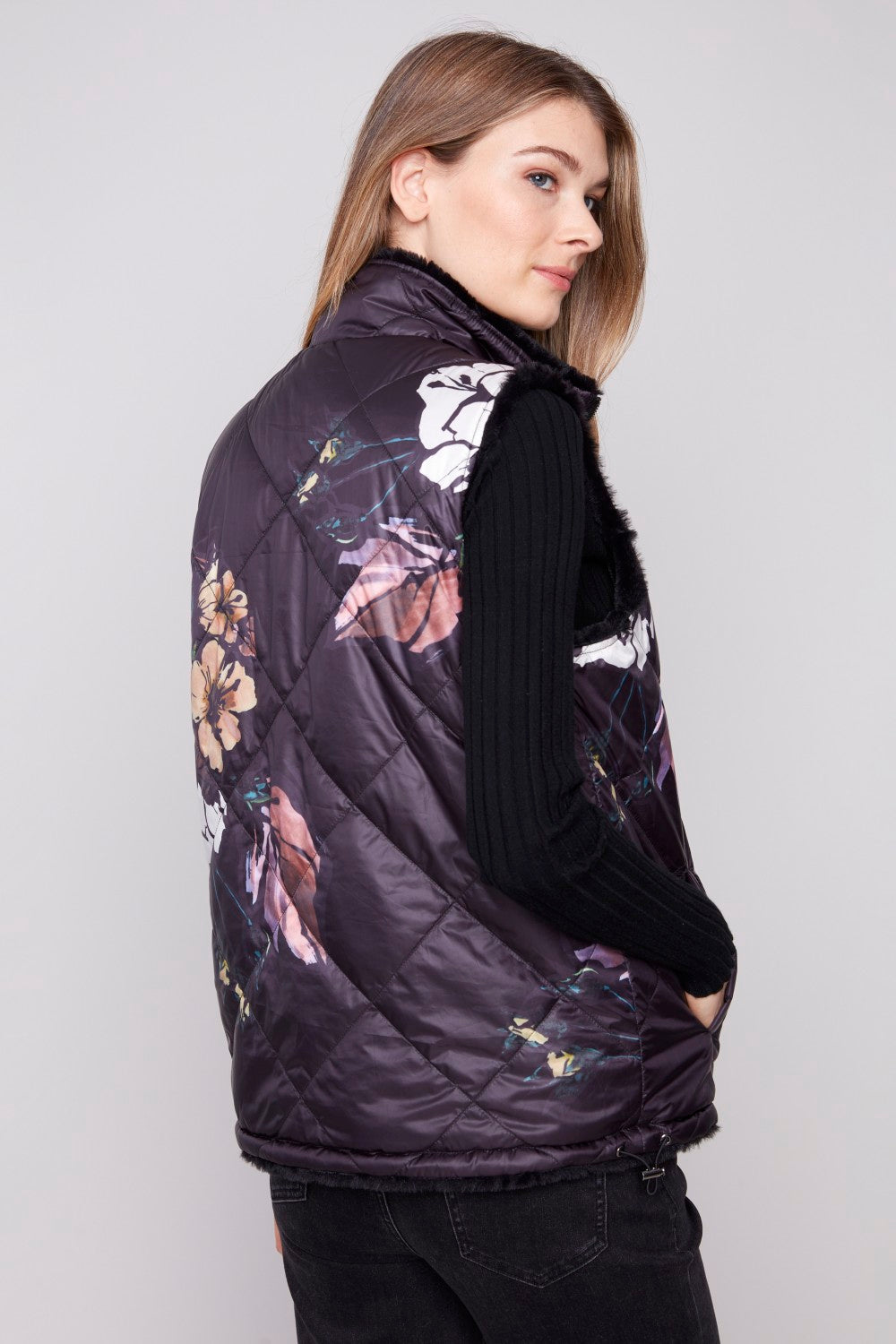 Charlie B Vest C6374P-666A-P001 Black