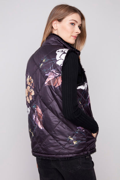 Charlie B Vest C6374P-666A-P001 Black