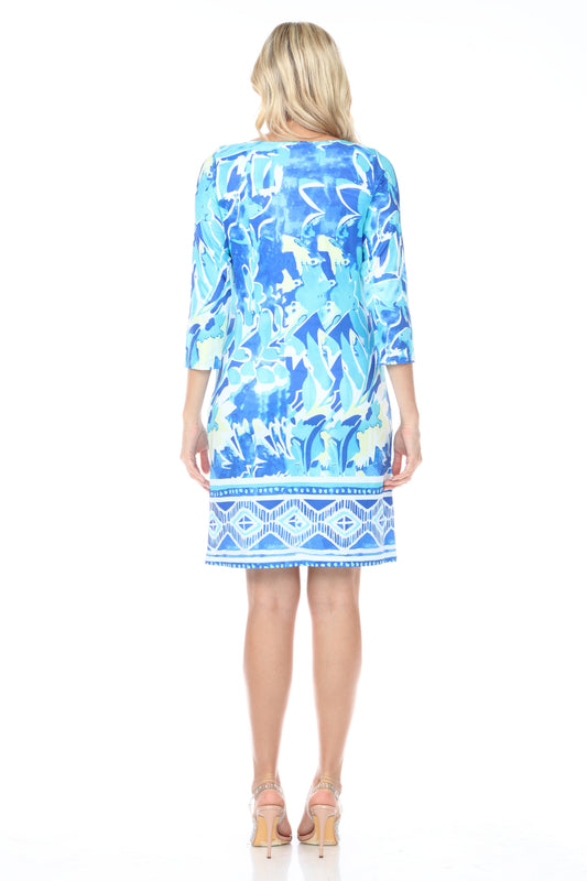 Tango Mango Dress D9277-4263 Blue