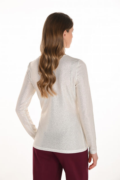 Frank Lyman Top  254351 Winter white/Gold