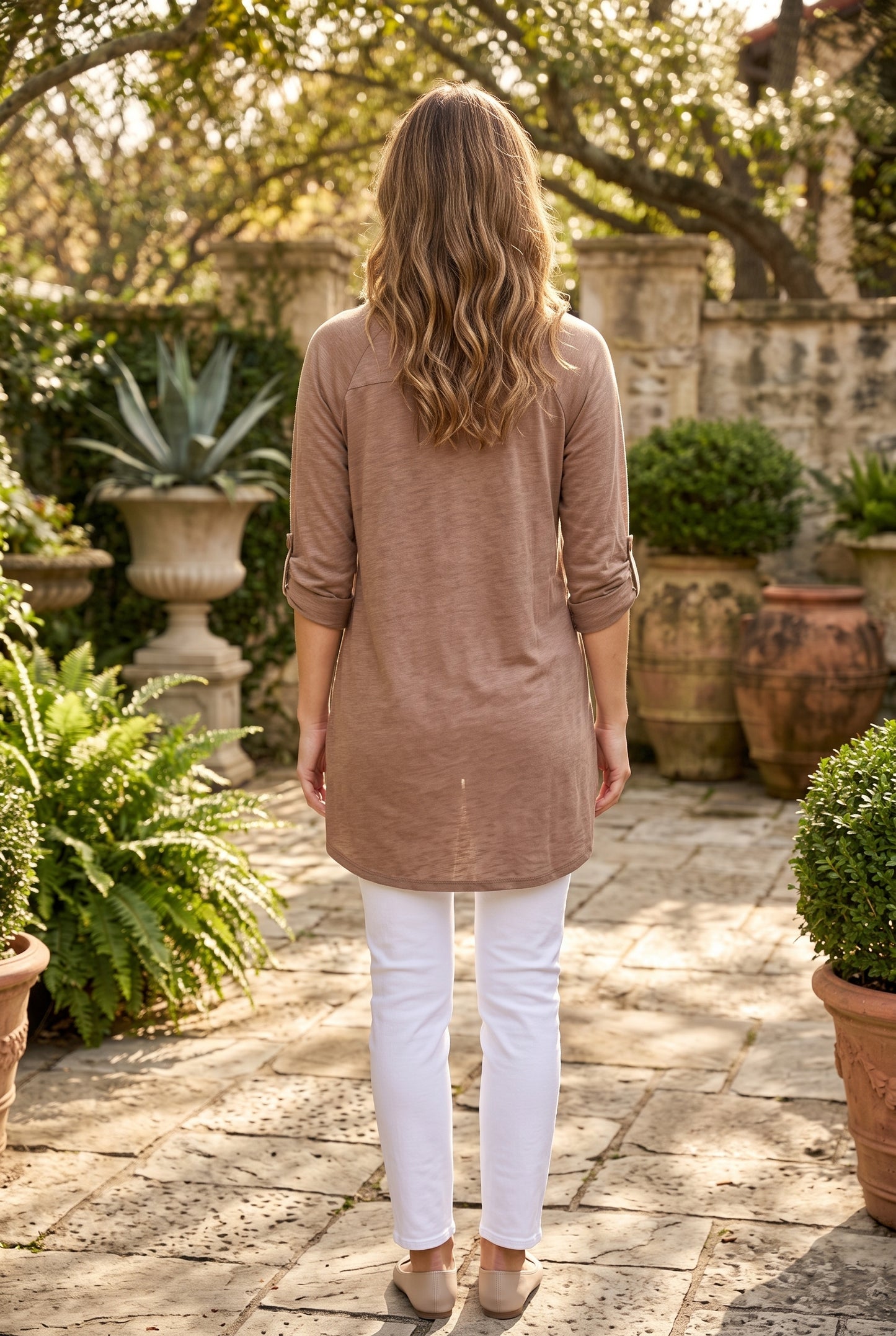 New Label Blouse 88287 Taupe