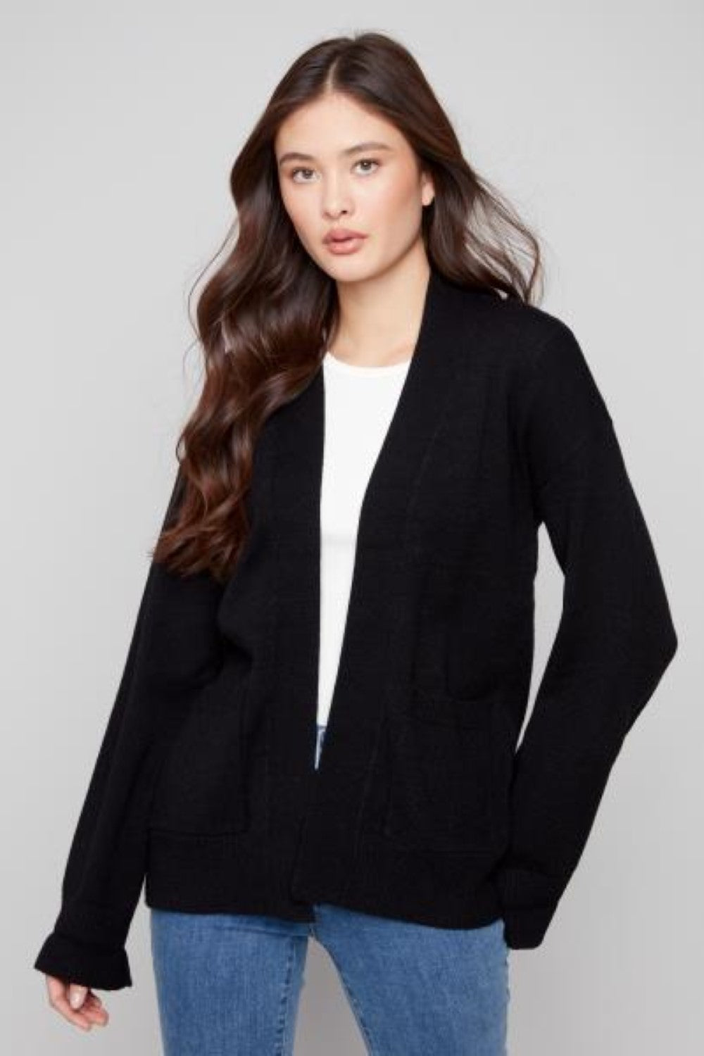 Charlie B Cardigan C2937-974A-001 Black