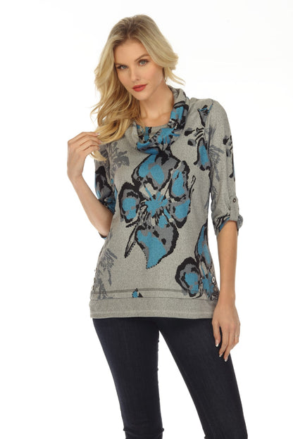 Tango Mango Top T6760-5931 Grey/Multi