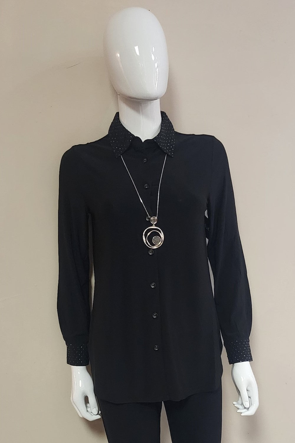 Tango Mango Blouse T6786-99ITY Black