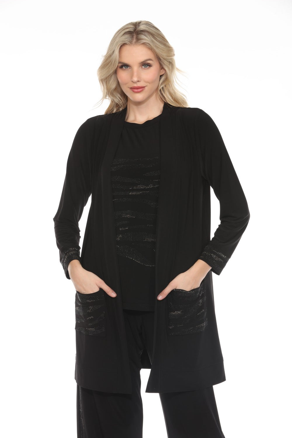 Tango Mango Cardigan T6891-99ITY Black