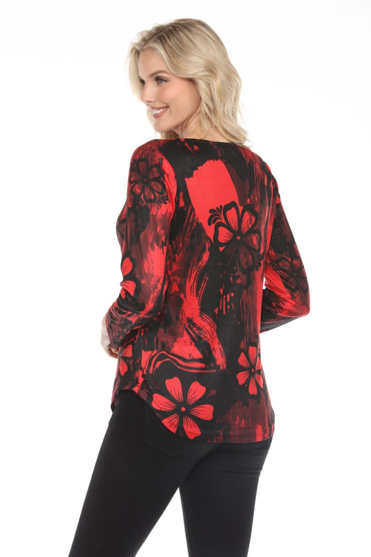 Tango Mango Blouse T6924-6317 Red