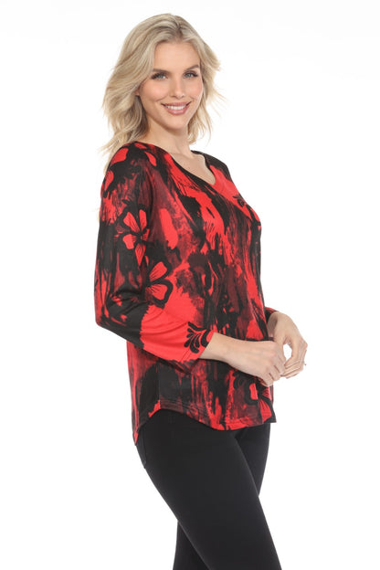 Tango Mango Blouse T6924-6317 Red