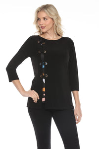 Tango Mango Top T6933-6354 Black