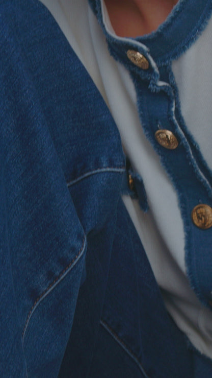 Frank Lyman Denim Pant 266540 Blue