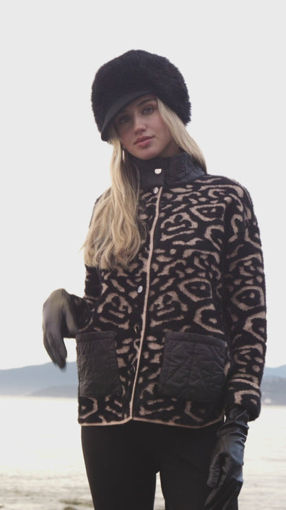 Frank Lyman Jacket 253840 Black/Beige