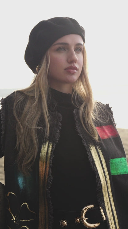 Frank Lyman Vest 253762 Black/Multi