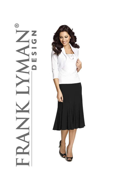 Frank Lyman Skirt Style 051 Black from BelleMiaBoutique.com 