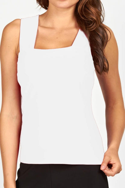 Frank Lyman Top Style 054-W White Belle Mia Boutique