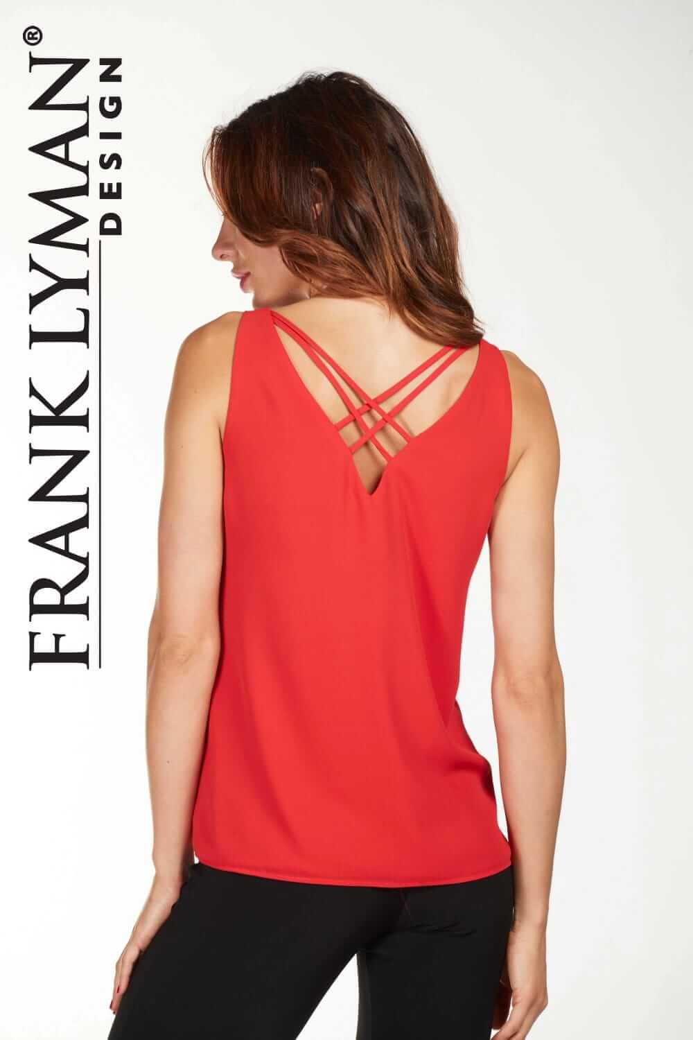 Frank Lyman Rotes Camisole/Top Style 176330 bmboutique1.myshopify.com