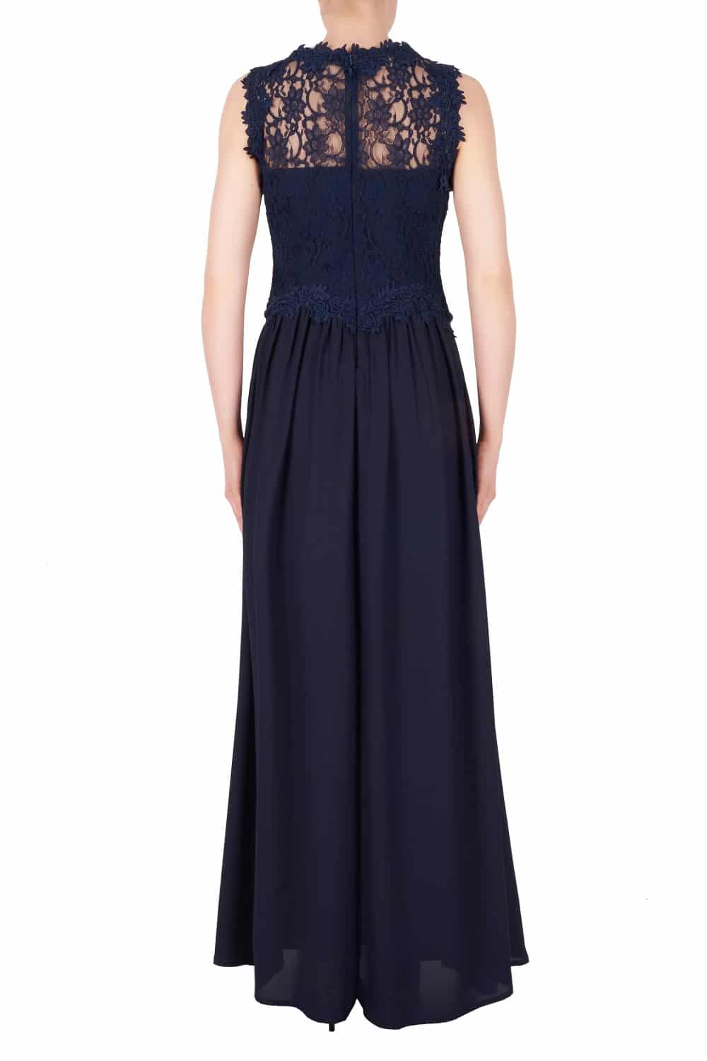 Joseph Ribkoff Dress Style 191516 Midnight-Blue from BelleMiaBoutique.com 