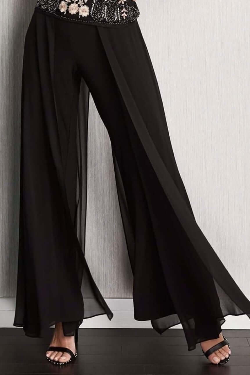 Frank Lyman Pant Style 198256 Black Belle Mia Boutique